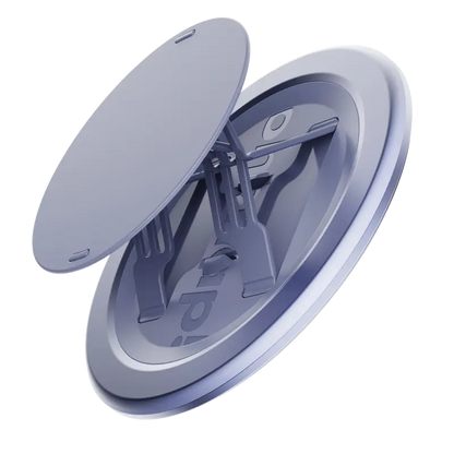Ultra-Slim Magnetic Phone Grip & 360° Rotating Kickstand 📱✨