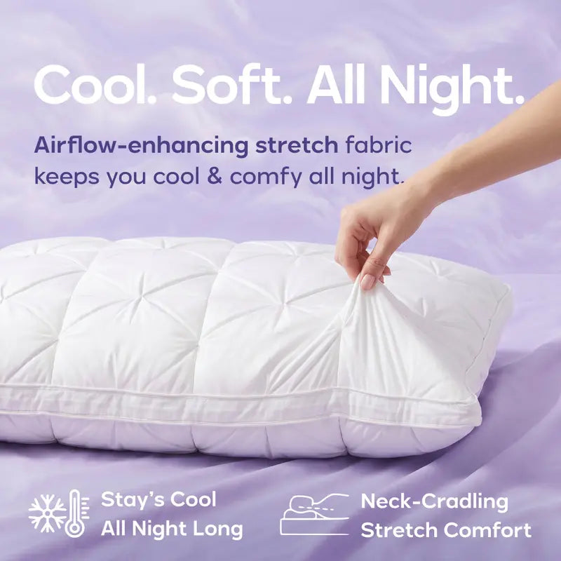 Ultra-Fluffy Dual-Layer Ploof Pillow - Cloud-Like Comfort for All Sleepers ☁️💤