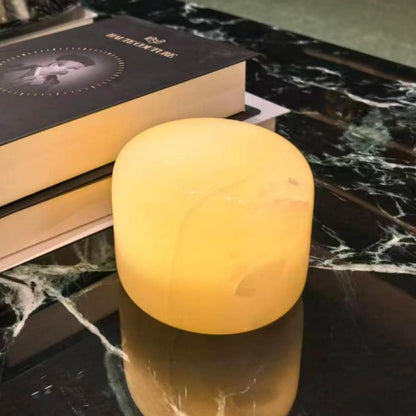 Marble Lamp Night Light Touch Bedside Table Lamp for Bedroom,Type-C Rechargeable Small Desk Bedside Small Lamps,Eye Caring Dimmable LED Ambient lamp (Mid Century Modern)