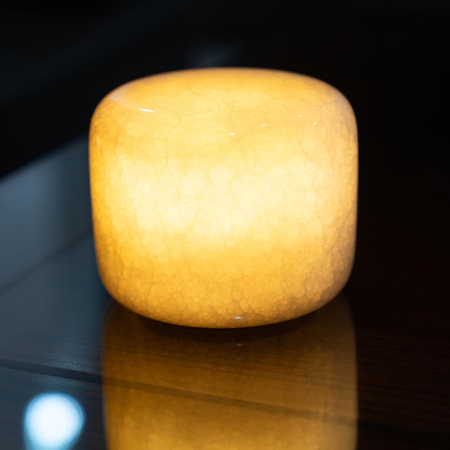 Marble Lamp Night Light Touch Bedside Table Lamp for Bedroom,Type-C Rechargeable Small Desk Bedside Small Lamps,Eye Caring Dimmable LED Ambient lamp (Mid Century Modern)